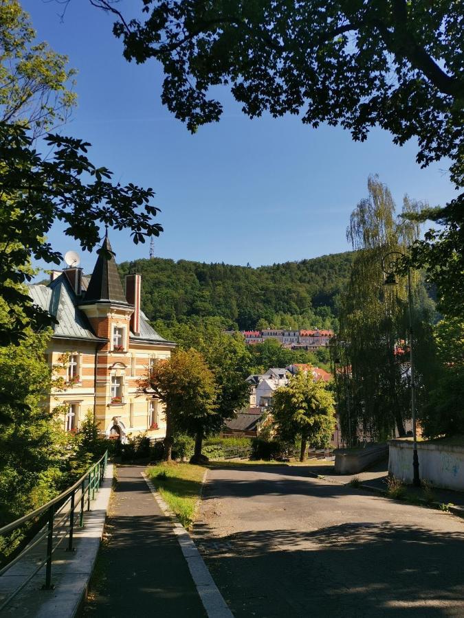 Ubytovani Ester - Utulny Byt V Lazenskem Centru Karlovych Varu Se Zahradkou Apartment Karlovy Vary Luaran gambar