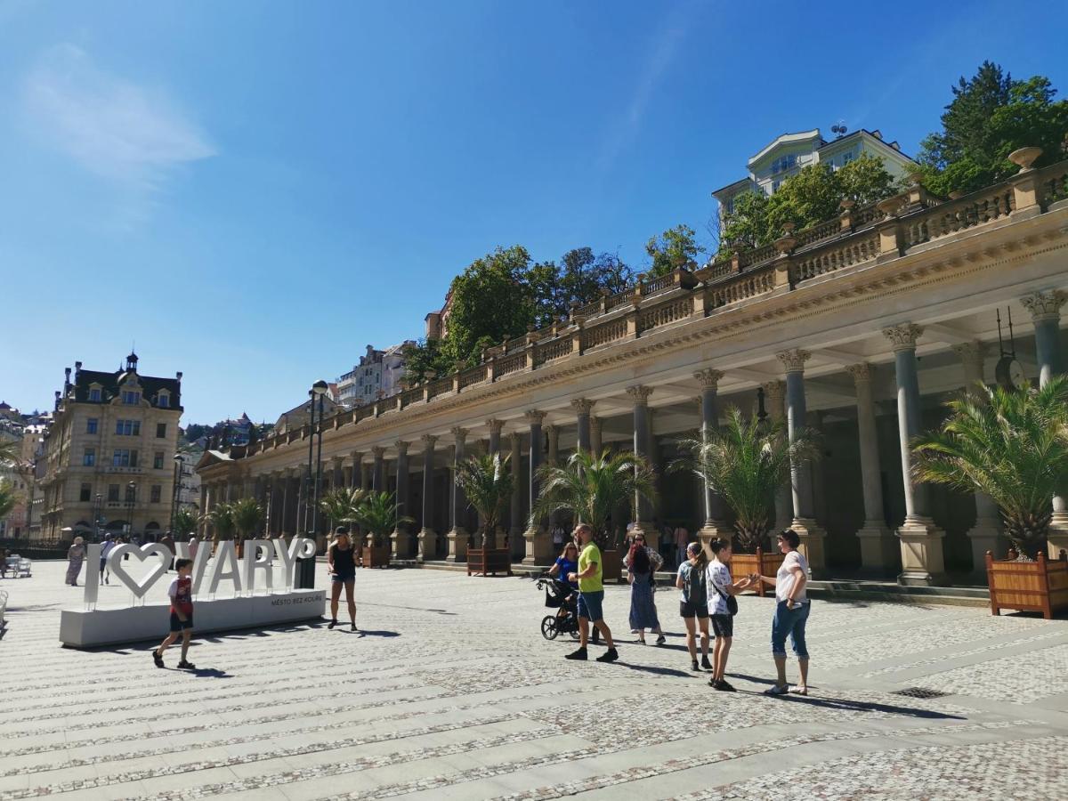 Ubytovani Ester - Utulny Byt V Lazenskem Centru Karlovych Varu Se Zahradkou Apartment Karlovy Vary Luaran gambar